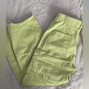 Lime green cargo pants